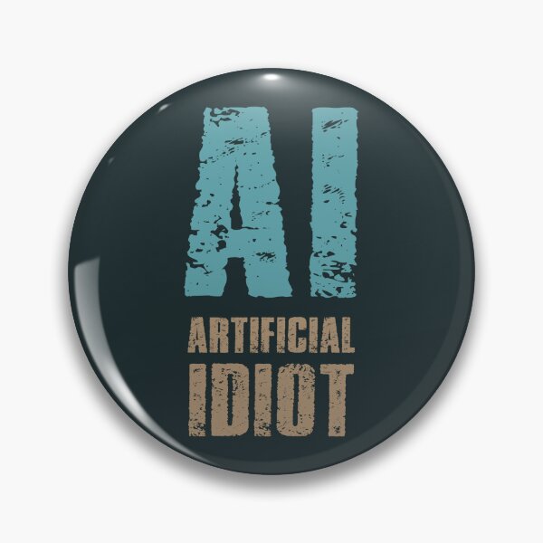 Item preview, Stop AI - Artificial Idiot designed and sold by Frank J. Art.