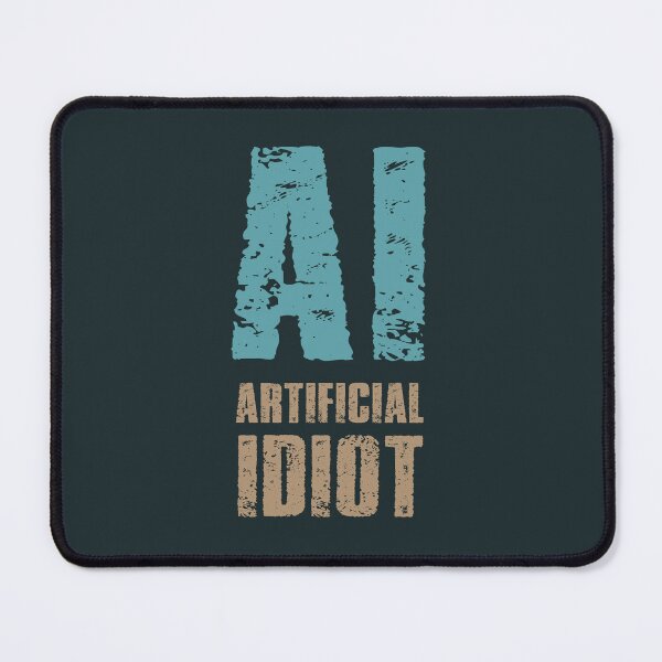 Item preview, Stop AI - Artificial Idiot designed and sold by Frank J. Art.
