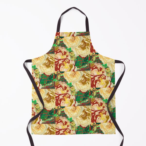 Item preview, Yellow Rose & Peony Splatter Cottagecore Aesthetic Art designed and sold by RAHKELROYSUM.