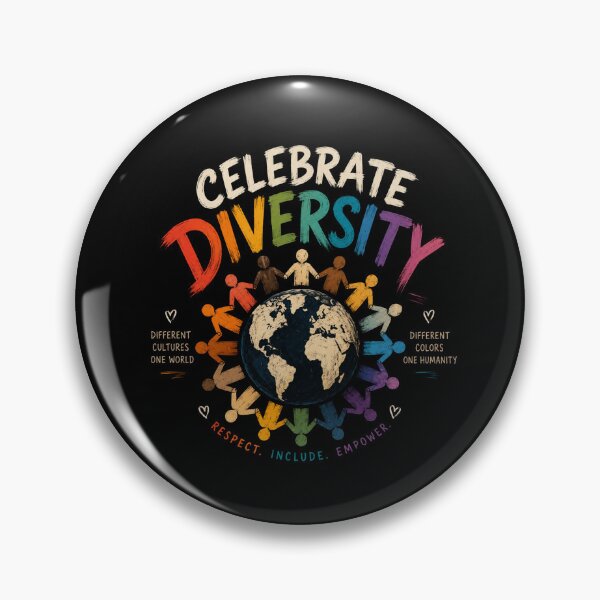 Item preview, Celebrate Diversity – Different Cultures One World Rainbow Unity designed and sold by RJACreative.