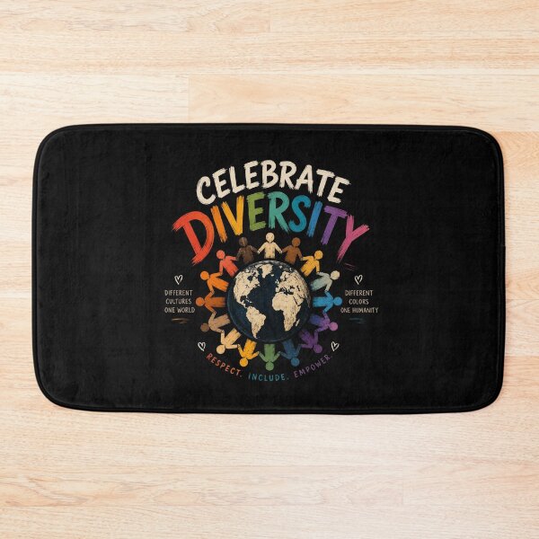 Item preview, Celebrate Diversity – Different Cultures One World Rainbow Unity designed and sold by RJACreative.