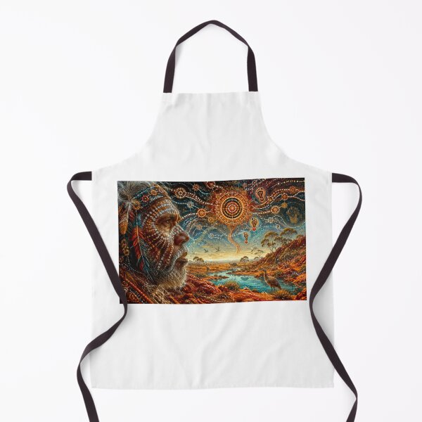 Item preview, Echoes of the Dreamtime: Australian Outback Spirit aborignal art ! Indigenous Elder & Sacred Land – Cinematic Aboriginal ! Songlines of the Red Center designed and sold by Ulikedigital14.