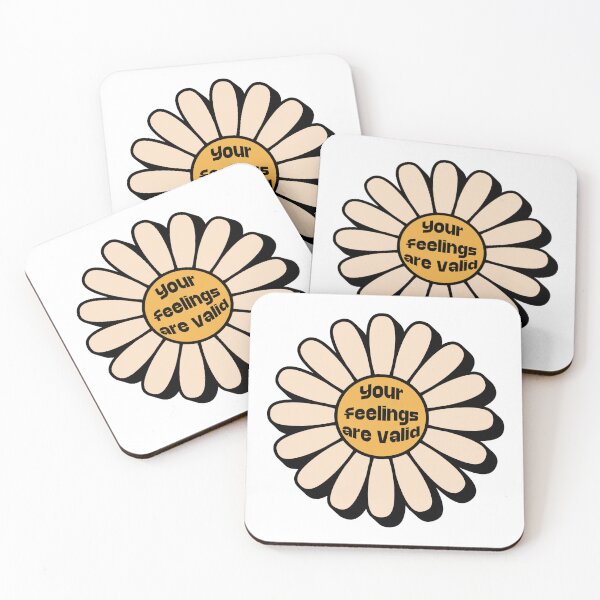Item preview, Your Feelings are Valid Sticker designed and sold by RosiePosieCreatesArt.