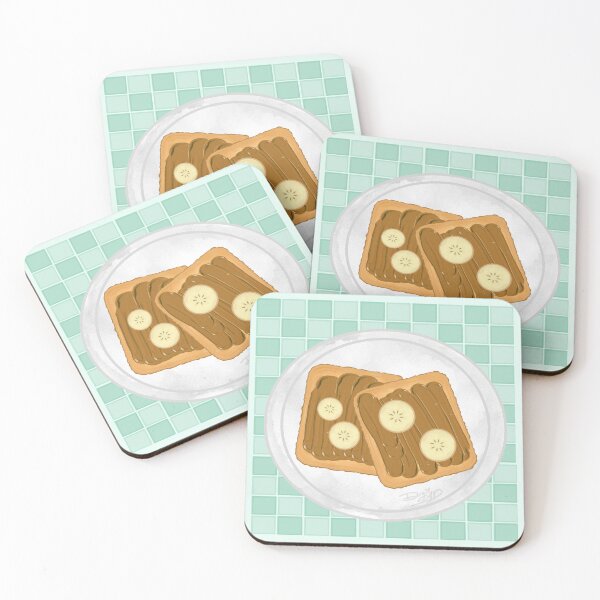 Item preview, Waffles w/ Nut Butter + Bananas (Version 3) designed and sold by digidoodles.