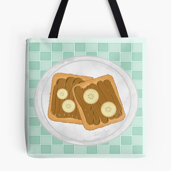Item preview, Waffles w/ Nut Butter + Bananas (Version 3) designed and sold by digidoodles.