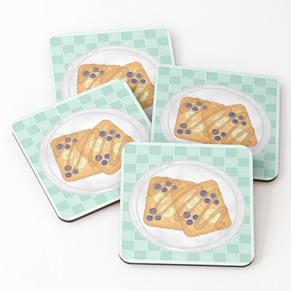 Item preview, Waffles w/ Blueberries + Bananas (Version 4) designed and sold by digidoodles.