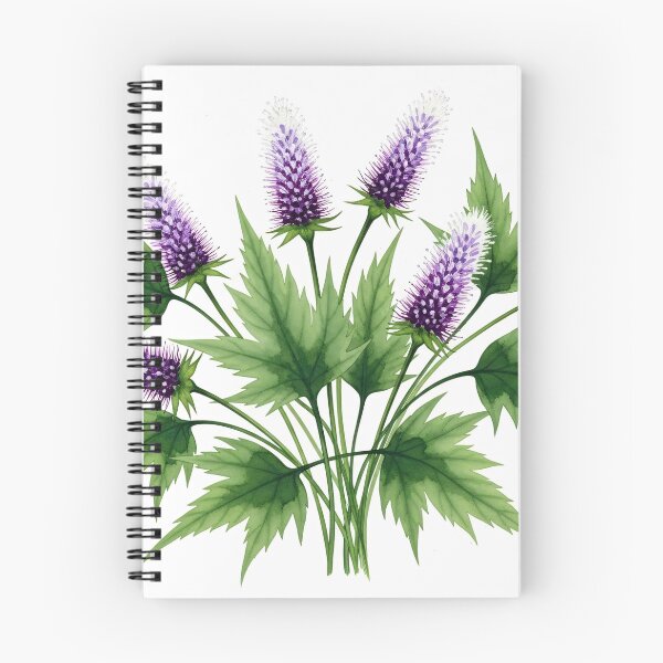 Item preview, Purple Wildflower Botanical Watercolor designed and sold by PixorStudio.