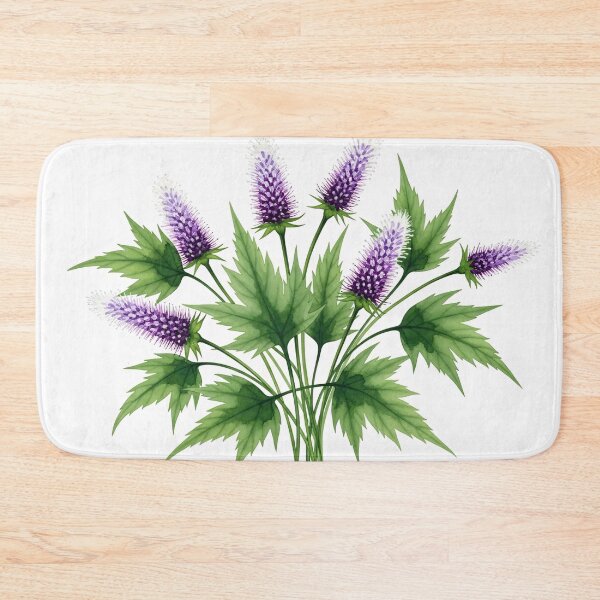 Item preview, Purple Wildflower Botanical Watercolor designed and sold by PixorStudio.