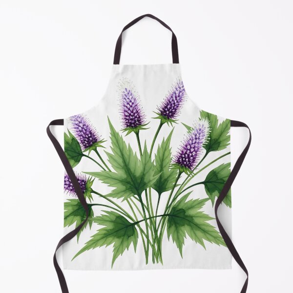 Item preview, Purple Wildflower Botanical Watercolor designed and sold by PixorStudio.