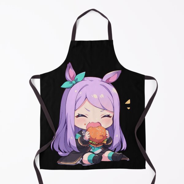 Item preview, Mcqueen Mejiro Mcqueen Uma Musume Pretty Derby Chibi Kawaii Burger Playful Anime Girl designed and sold by earlobejerk.
