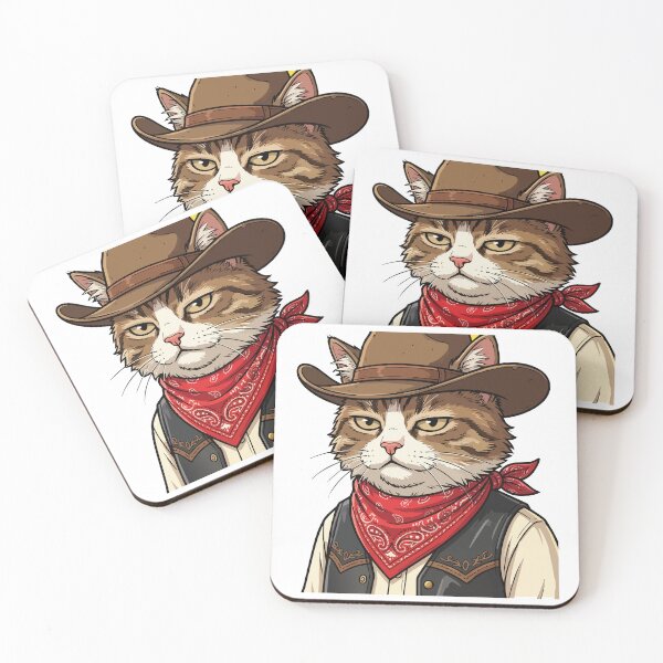 Item preview, CAT COWBOY designed and sold by Uglyandcute.