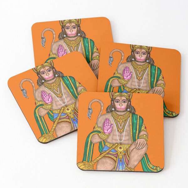 Item preview, Lord Hanuman Artwork | Sacred Hindu Divine Illustration designed and sold by Harshit_Digital_Arts.