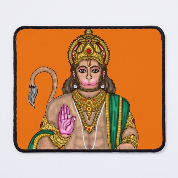 Item preview, Lord Hanuman Artwork | Sacred Hindu Divine Illustration designed and sold by Harshit_Digital_Arts.