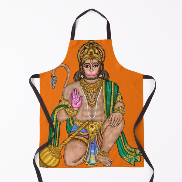 Item preview, Lord Hanuman Artwork | Sacred Hindu Divine Illustration designed and sold by Harshit_Digital_Arts.