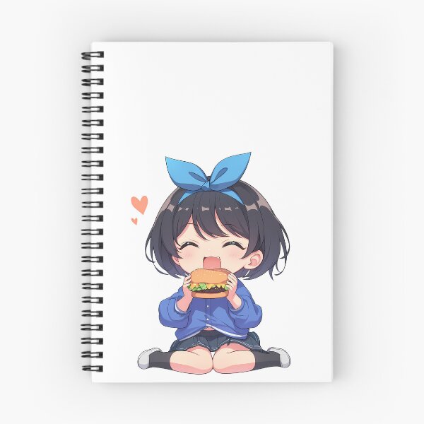 Item preview, Ruka Sarashina Rent A Girlfriend Chibi Burger Joy designed and sold by earlobejerk.