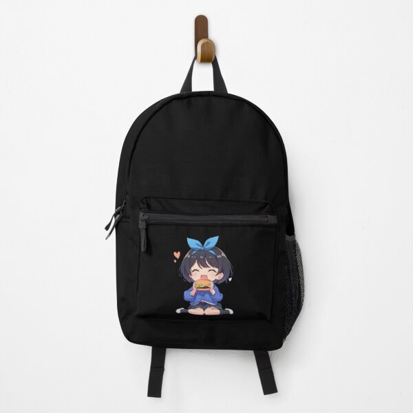 Item preview, Ruka Sarashina Rent A Girlfriend Chibi Burger Joy designed and sold by earlobejerk.