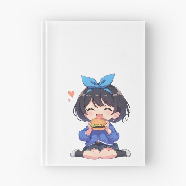 Item preview, Ruka Sarashina Rent A Girlfriend Chibi Burger Joy designed and sold by earlobejerk.