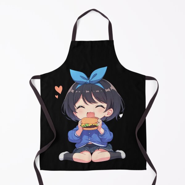 Item preview, Ruka Sarashina Rent A Girlfriend Chibi Burger Joy designed and sold by earlobejerk.