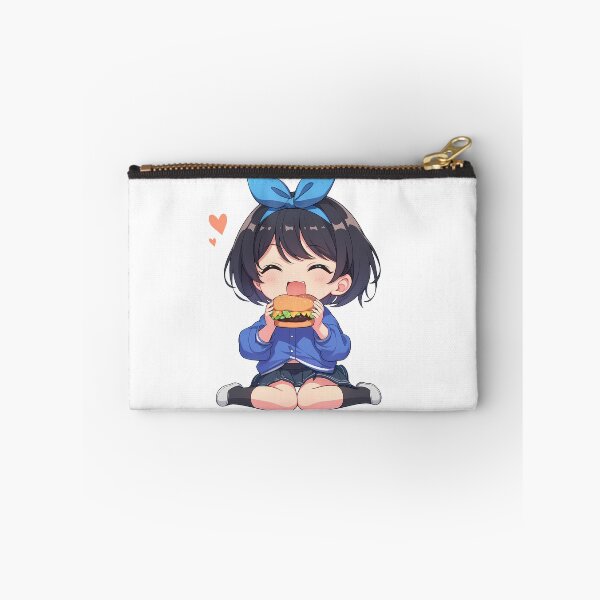 Item preview, Ruka Sarashina Rent A Girlfriend Chibi Burger Joy designed and sold by earlobejerk.