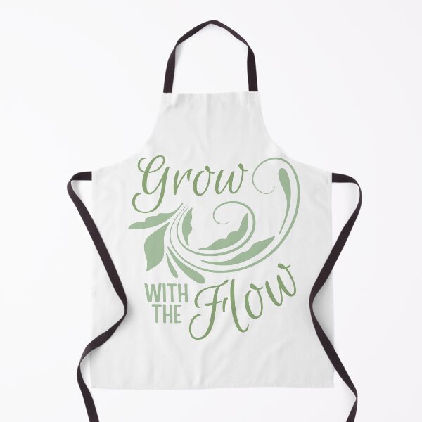 Item preview, Grow With The Flow Plant Lovers Botanical Typography designed and sold by HYPNK.