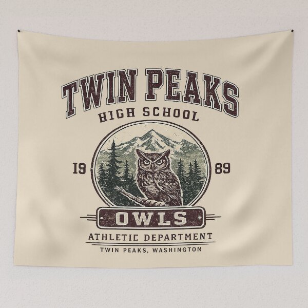 Item preview, Twin Peaks High School Owls | Vintage Athletic Department Retro Owl Shirt designed and sold by DiamondSkyShirt.
