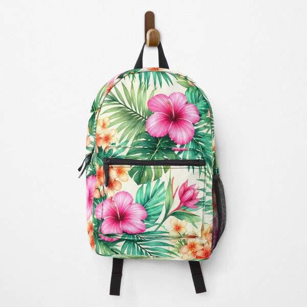 Item preview, Vibrant Watercolor Hibiscus Tropical Floral Pattern designed and sold by zenjiinspired.