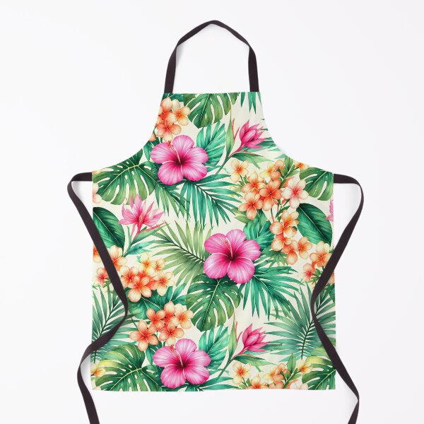 Item preview, Vibrant Watercolor Hibiscus Tropical Floral Pattern designed and sold by zenjiinspired.