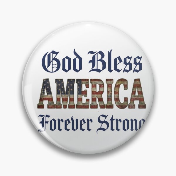 Item preview, God Bless America Forever Strong - Patriotic American Flag Design designed and sold by laughingshirts.