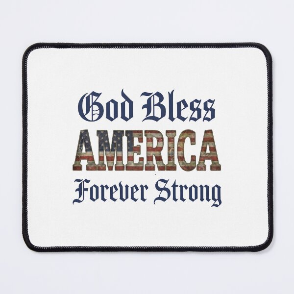 Item preview, God Bless America Forever Strong - Patriotic American Flag Design designed and sold by laughingshirts.