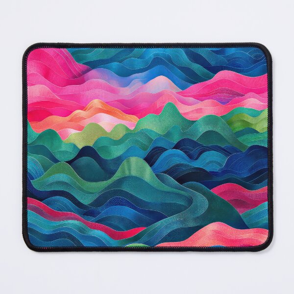 Item preview, Nature-Inspired Abstract Colorful Mountains And Blue Sky designed and sold by DEC02.