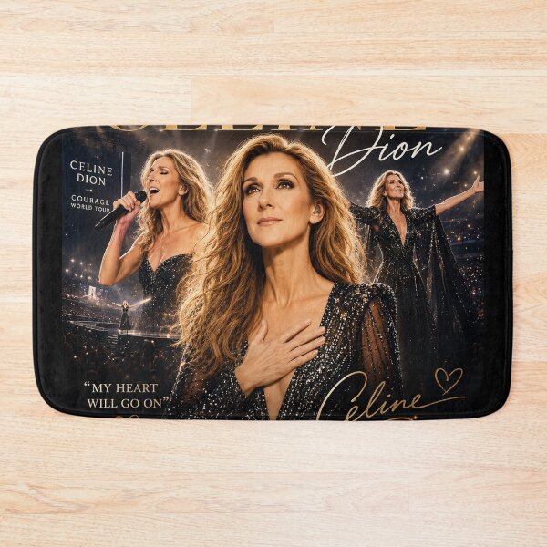 Item preview, Celine Dion Courage World Tour Poster designed and sold by lindsayclo.
