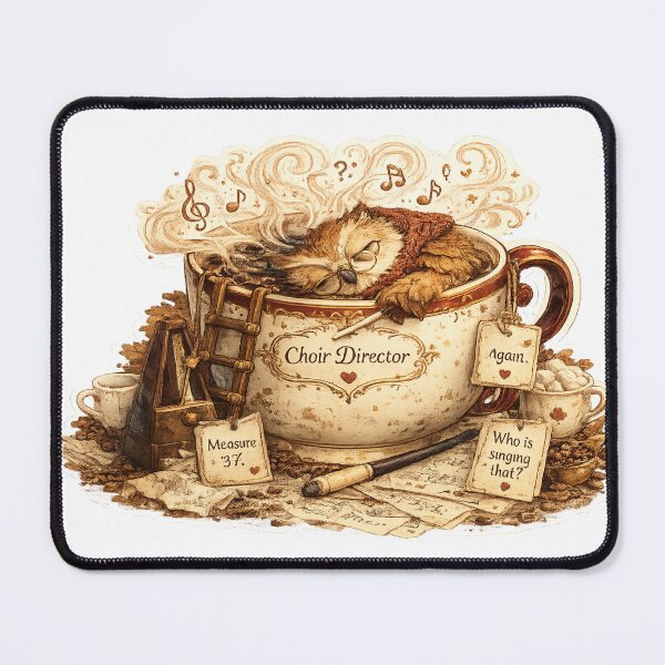 Item preview, Panics in Choir Director designed and sold by Candlelit Catastrophes.