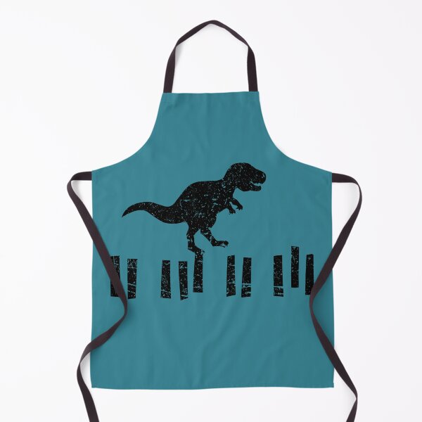 Item preview, Dino on the black keys designed and sold by InkRiot Studios.