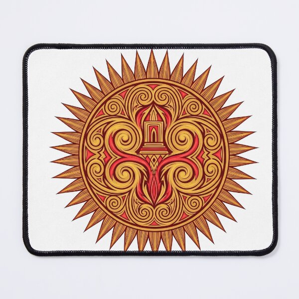 Item preview, Ornate Folk Sun Medallion designed and sold by PixorStudio.