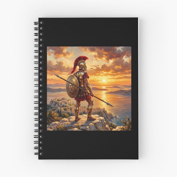 Item preview, Epic Greek Hoplite Bronze Armor Oil Painting designed and sold by DuckOddity.