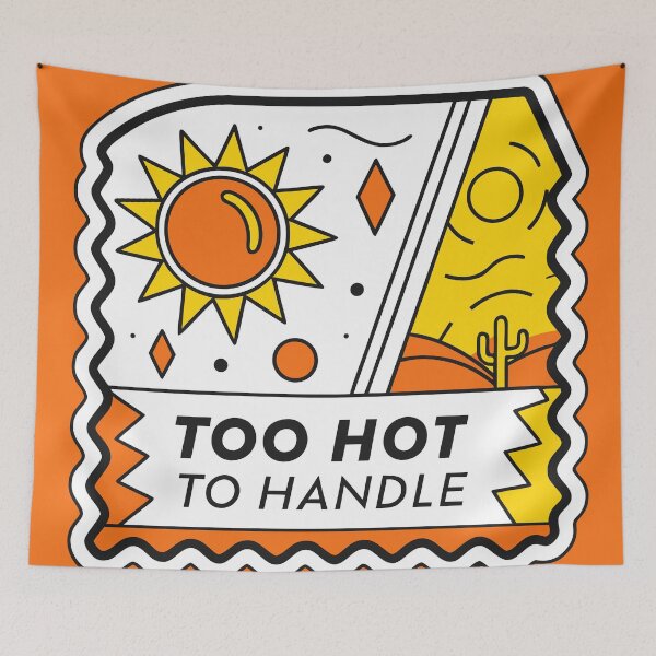 Item preview, Too Hot To Handle Melting Sun Heatwave designed and sold by xmoudx.