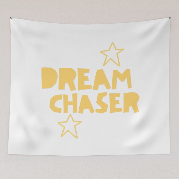 Item preview, Dream Chaser Stars Motivational Inspirational Yellow Star Typography designed and sold by HYPNK.