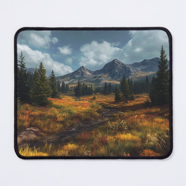 Item preview, Alpine Meadow Beneath Stormy Peaks designed and sold by Pixel Junkies Studio.