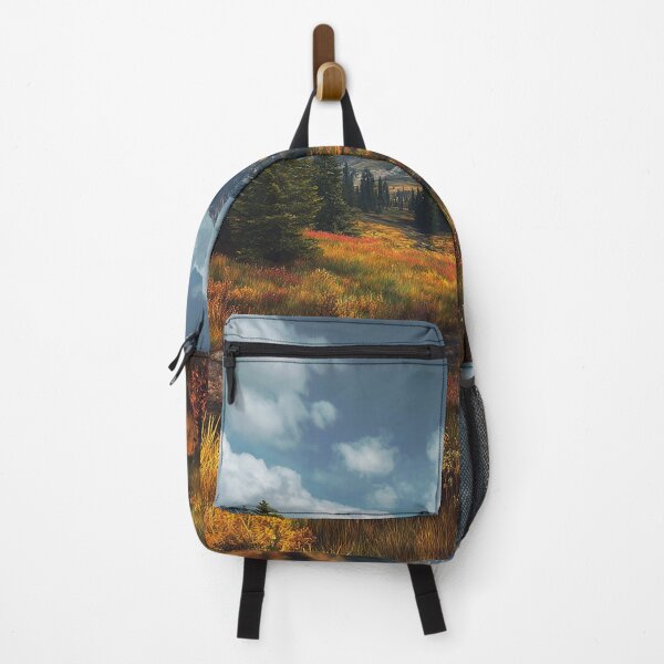 Item preview, Alpine Meadow Beneath Stormy Peaks designed and sold by Pixel Junkies Studio.