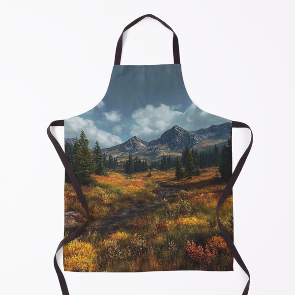 Item preview, Alpine Meadow Beneath Stormy Peaks designed and sold by Pixel Junkies Studio.