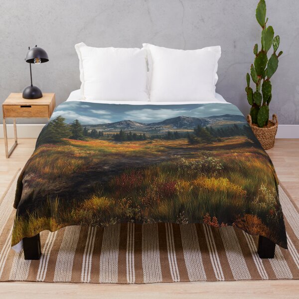 Item preview, Alpine Meadow Beneath Stormy Peaks designed and sold by Pixel Junkies Studio.