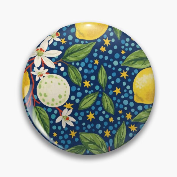 Item preview, Lemon Blossom Starry Pattern designed and sold by PixorStudio.