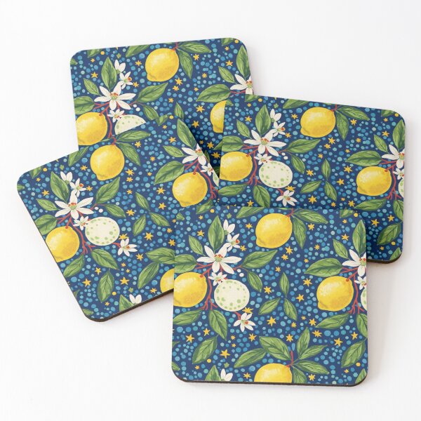 Item preview, Lemon Blossom Starry Pattern designed and sold by PixorStudio.