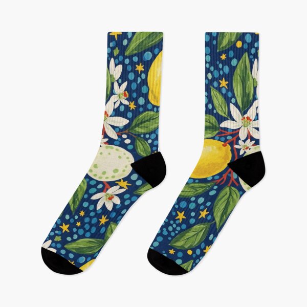 Item preview, Lemon Blossom Starry Pattern designed and sold by PixorStudio.