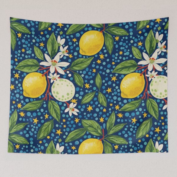 Item preview, Lemon Blossom Starry Pattern designed and sold by PixorStudio.