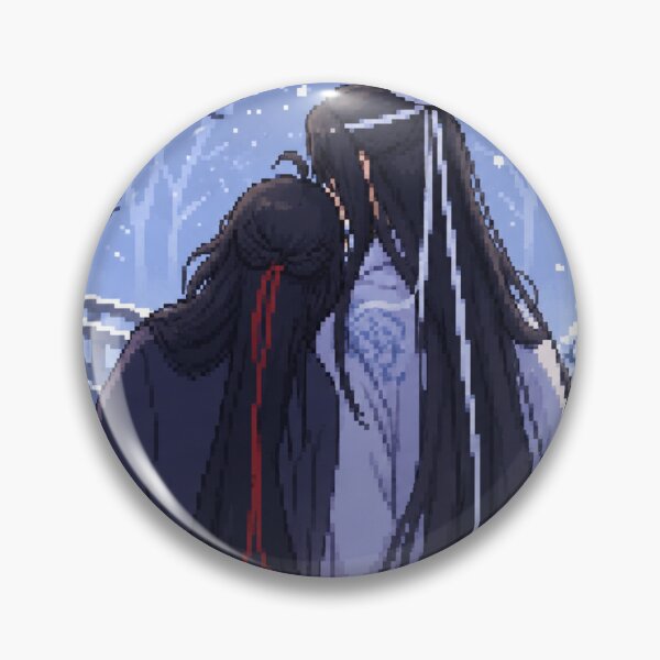Item preview, wei wuxian lan wangji pixel art designed and sold by lilypadblue.