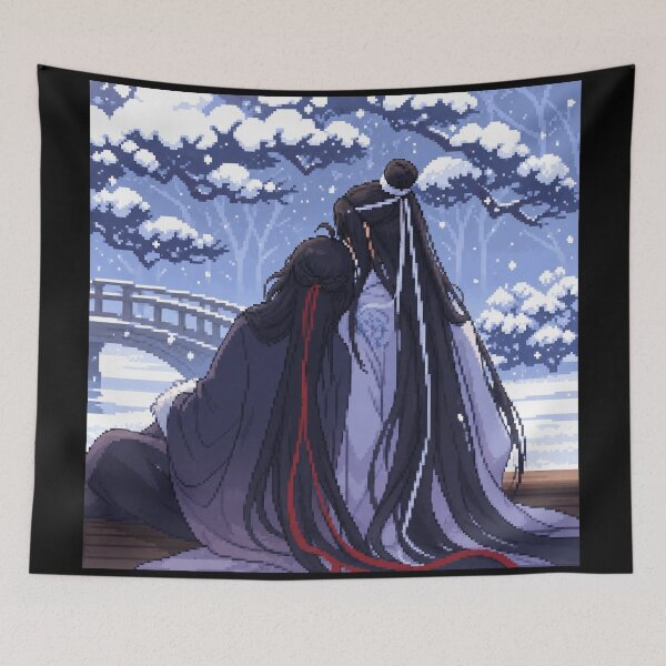 Item preview, wei wuxian lan wangji pixel art designed and sold by lilypadblue.