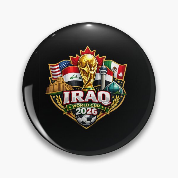 Item preview, Proud Iraq Football Supporter Green White Black Design designed and sold by osephfarley4.