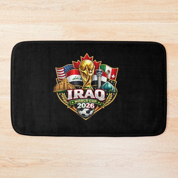 Item preview, Proud Iraq Football Supporter Green White Black Design designed and sold by osephfarley4.