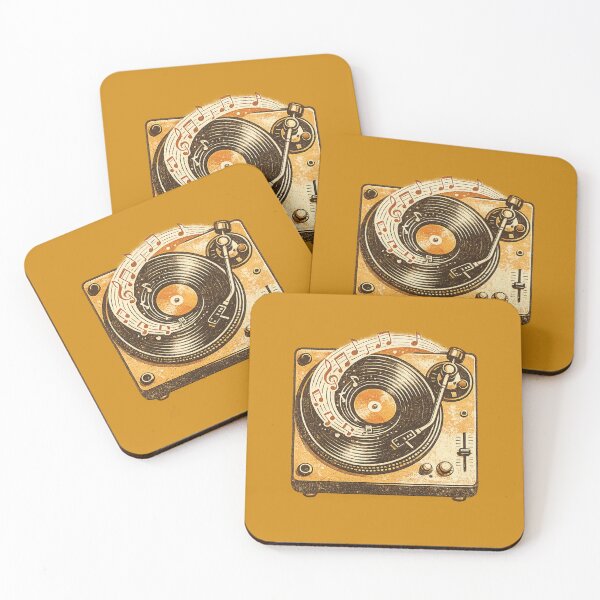 Item preview, Vintage Vinyl Record Player Retro Music Lover DJ Turntable T-Shirt designed and sold by MagicMakerPh.